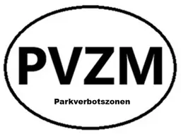 Parkverbotszone in München Parkverbotszone in München für einen Umzug, Baustelle oder Veranstaltung.